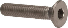 Value Collection - #10-32 UNF Hex Socket Drive, 82° Flat Screw - Grade 316 Stainless Steel, 1" OAL - Benchmark Tooling