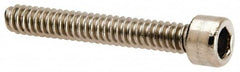 Value Collection - #4-40 UNC Hex Socket Drive, Socket Cap Screw - Grade 316 Stainless Steel, 3/4" Length Under Head - Benchmark Tooling