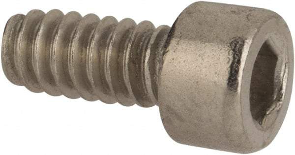 Value Collection - #6-32 UNC Hex Socket Drive, Socket Cap Screw - Grade 316 Stainless Steel, 5/16" Length Under Head - Benchmark Tooling