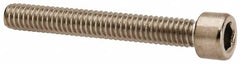 Value Collection - #8-32 UNC Hex Socket Drive, Socket Cap Screw - Grade 316 Stainless Steel, 1-1/4" Length Under Head - Benchmark Tooling