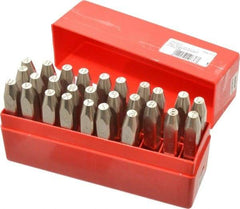 Pryor - 27 Piece, 3/16" Character Steel Stamp Set - Letters, Top Import Heavy Duty - Benchmark Tooling