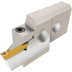 Iscar - 3" Groove Width, 6mm Max Depth of Cut, Right Hand Cut, HGAI Indexable Grooving Blade - GRIP, GRIP (Full Radius), HGN-C, HGN-J, HGN-UT Insert Style, Series Heliface - Benchmark Tooling