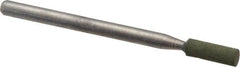 Cratex - 1/8" Max Diam x 3/8" Thick, Shape Code W145, Rubberized Point - Fine Grade, Aluminum Oxide - Benchmark Tooling