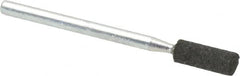 Cratex - 3/16" Max Diam x 1/2" Thick, Shape Code W154, Rubberized Point - Medium Grade, Aluminum Oxide - Benchmark Tooling