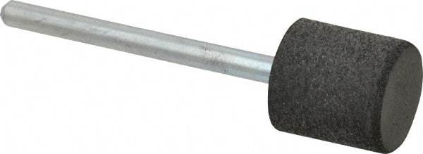 Cratex - 1/2" Max Diam x 1/2" Thick, Shape Code W185, Rubberized Point - Medium Grade, Aluminum Oxide, Mounted - Benchmark Tooling