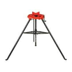 Value Collection - 1/8" to 6" Pipe Capacity, Portable Tristand Chain Vise - Benchmark Tooling