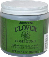 Loctite - 1 Lb Water Soluble Compound - Compound Grade Extra Fine, 280 Grit, Black & Gray, Use on General Purpose - Benchmark Tooling