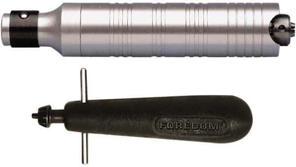 Foredom - 2 Piece 5-3/16 Inch Long Flexible Shaft Grinder Handpieces - 1 Inch Head/Holder Diameter - Benchmark Tooling