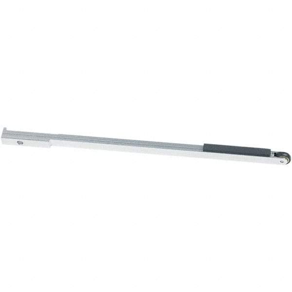 Dynabrade - 1/8" Wide Contact Wheel Assembly Arm - 34" Belt Length x 1/4" Belt Width, Crowned, Rubber, 70" Contact Wheel Diam - Benchmark Tooling