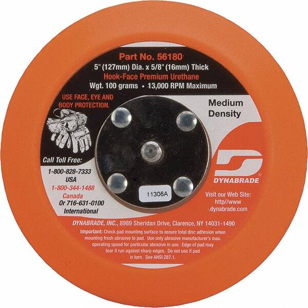 Dynabrade - 5" Diam Disc Backing Pad - 12,000 RPM - Benchmark Tooling