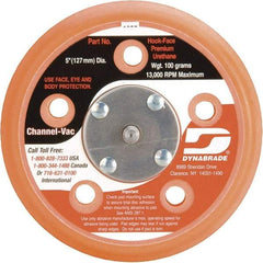 Dynabrade - 5" Diam Disc Backing Vacuum Replacement Pad - Soft Density, 12,000 RPM - Benchmark Tooling