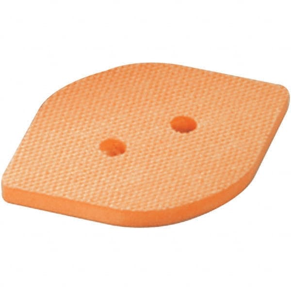 Dynabrade - 2-3/8" Wide, 3-3/4" Long, Tear Drop, Hook & Loop Face Conversion Backing Pad - Benchmark Tooling