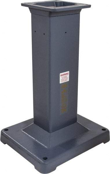 Baldor - 20 Inch Wide x 17 Inch Deep, Machine Pedestal Stand - Compatible with 8, 10, 12 and 14 Inch Grinders - Benchmark Tooling