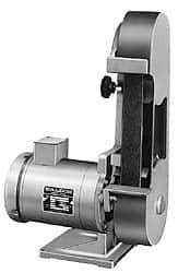 Baldor - 48 Inch Long x 2 Inch Wide Belt Grinder - 1.5 hp, 115/230 Volts, 3600 RPM Disc Speed, Vertical Belt, 6,000, 6300 Ft. per Min Belt Speed - Benchmark Tooling