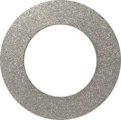 Made in USA - 5" Diam x 3" Hole x 1/4" Thick, 90/100 Grit Surface Grinding Wheel - Diamond, Coarse Grade - Benchmark Tooling