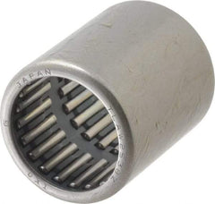 IKO - 0.984" Bore Diam, 7,600 Lb. Dynamic Capacity, 25 x 32 x 38mm, Caged, Open End, Shell Needle Roller Bearing - 1.26" Outside Diam, 1-1/2" Wide - Benchmark Tooling