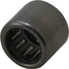 INA Bearing - 0.315" Bore Diam, 620 Lb. Dynamic Capacity, 8 x 12 x 10mm, Caged, Single Seal, Open End, Shell Needle Roller Bearing - 0.472" Outside Diam, 0.394" Wide - Benchmark Tooling