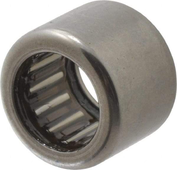 INA Bearing - 0.472" Bore Diam, 1,460 Lb. Dynamic Capacity, 12 x 18 x 14mm, Caged, Single Seal, Open End, Shell Needle Roller Bearing - 0.709" Outside Diam, 0.551" Wide - Benchmark Tooling