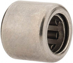 INA Bearing - 5/32" Bore Diam, 285 Lb. Dynamic Capacity, 5/32 x 9/32 x 1/4", Caged, Open End, Shell Needle Roller Bearing - 9/32" Outside Diam, 1/4" Wide - Benchmark Tooling