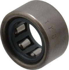 IKO - 1/4" Bore Diam, 360 Lb. Dynamic Capacity, 1/4 x 7/16 x 1/4", Caged, Open End, Shell Needle Roller Bearing - 7/16" Outside Diam, 1/4" Wide - Benchmark Tooling