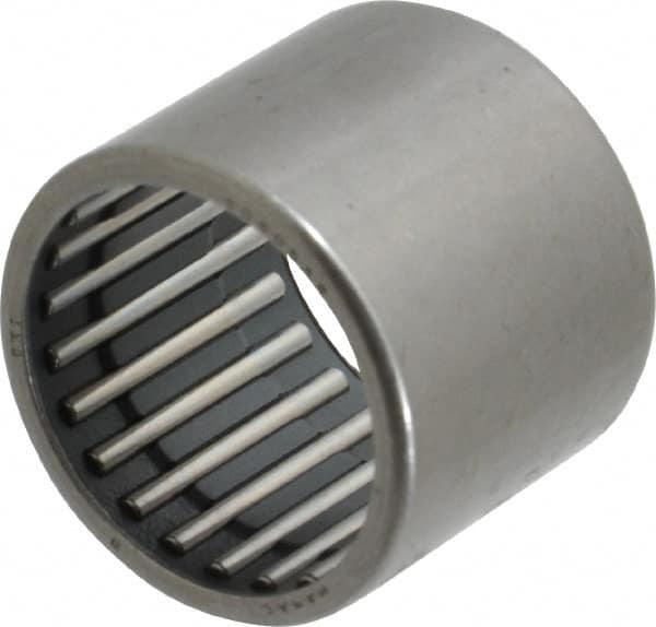 IKO - 1-1/4" Bore Diam, 7,500 Lb. Dynamic Capacity, 1-1/4 x 1-1/2 x 1-1/4", Caged, Open End, Shell Needle Roller Bearing - 1-1/2" Outside Diam, 1-1/4" Wide - Benchmark Tooling