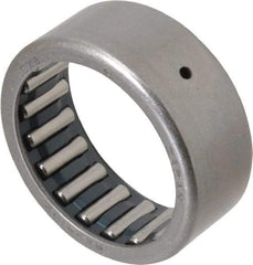 IKO - 1-1/2" Bore Diam, 6,800 Lb. Dynamic Capacity, 1-1/2 x 1-7/8 x 3/4", Caged, Open End, Shell Needle Roller Bearing - 1-7/8" Outside Diam, 3/4" Wide - Benchmark Tooling