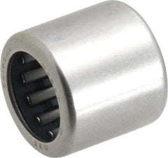 IKO - 9/16" Bore Diam, 3,250 Lb. Dynamic Capacity, 9/16 x 13/16 x 3/4", Caged, Shell Needle Roller Bearing - Heavy Section, 13/16" Outside Diam, 3/4" Wide - Benchmark Tooling