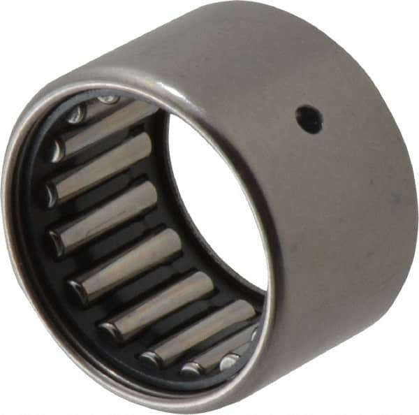 IKO - 7/8" Bore Diam, 4,400 Lb. Dynamic Capacity, 7/8 x 1-3/16 x 3/4", Caged, Shell Needle Roller Bearing - Heavy Section, 1-3/16" Outside Diam, 3/4" Wide - Benchmark Tooling