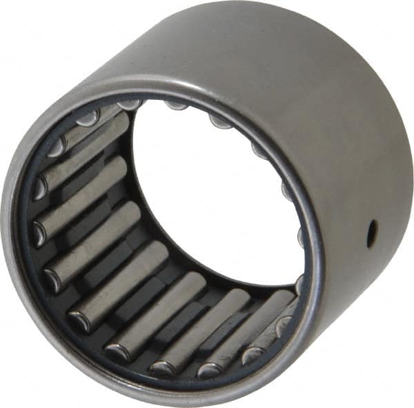IKO - 1-1/4" Bore Diam, 9,800 Lb. Dynamic Capacity, 1-1/4 x 1-5/8 x 1-1/4", Caged, Shell Needle Roller Bearing - Heavy Section, 1-5/8" Outside Diam, 1-1/4" Wide - Benchmark Tooling