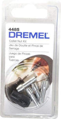 Dremel - 1/32, 1/16, 3/32 and 1/8 Inch Rotary Tool Collet Nut Kit - Includes 480, 481, 482, 483 and Collet Nut - Benchmark Tooling