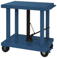 Wesco Industrial Products - 4,000 Lb Capacity Post Lift Table - 37" Lift Height, 36" Platform Length x 24" Platform Width - Benchmark Tooling