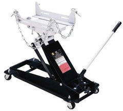 Omega Lift Equipment - 1,100 Lb Capacity Transmission Jack - 8-1/2 to 24-3/4" High, 15" Chassis Width x 31-1/8" Chassis Length - Benchmark Tooling