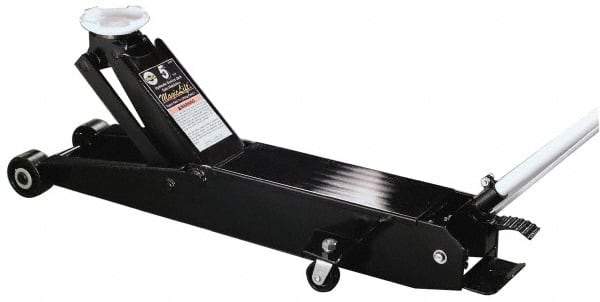 Omega Lift Equipment - 5 Ton Capacity Service Floor Jack - 6-1/2 to 22-1/4" High - Benchmark Tooling