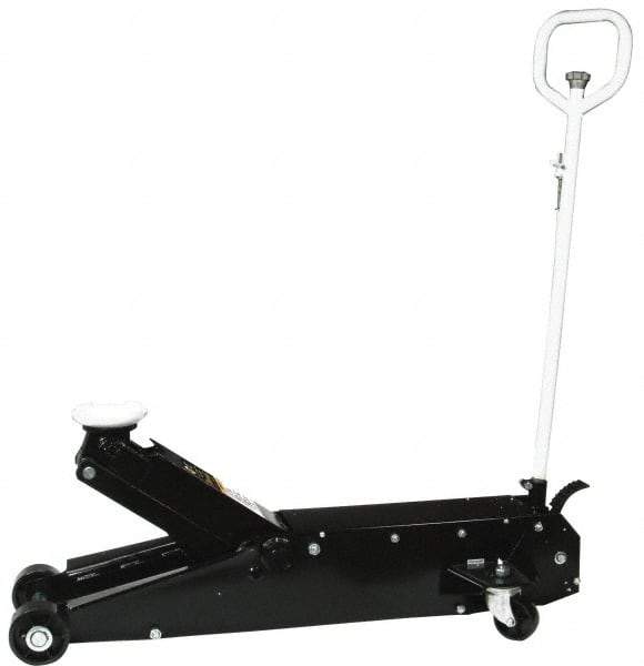 Omega Lift Equipment - 10 Ton Capacity Service Floor Jack - 6-7/8 to 27" High - Benchmark Tooling