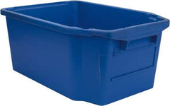 SSI Schaefer - 1.59 Cu Ft, 44 Lb Load Capacity Blue Polypropylene Tote Container - Stacking, Nesting, 23.7" Long x 15.8" Wide x 9.9" High - Benchmark Tooling