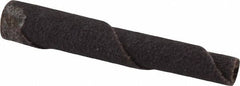 Merit Abrasives - 1/4" Max Roll Diam x 2" OAL, 80 Grit Aluminum Oxide Straight Cartridge Roll - 1/8" Pilot Hole Diam, Medium Grade - Benchmark Tooling