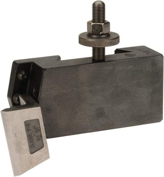 Aloris - Series CXA, #8 Threading Tool Post Holder - 13 to 18" Lathe Swing, 2" OAH, 1-1/8" Centerline Height - Exact Industrial Supply