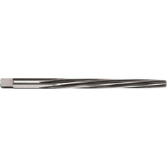 Union Butterfield - #6 Pin, 0.354" Diam, 0.2773" Small End, 23/64" Diam Straight Shank, 3-11/16" Flute, Taper Pin Reamer - Benchmark Tooling
