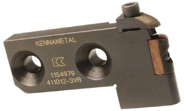 Kennametal - Series V-Bottom Round, Right Hand, 411-VR Toolholder Compatibility, R..V45 Insert Compatibility, Indexable Turning Cartridge - Clamp Holding Method, 38.1mm Max Depth of Cut - Benchmark Tooling