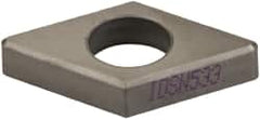 Kennametal - 5/8" Inscribed Circle, Diamond (Shape) Turning Shim for Indexables - 0.1925" Thick, IDSN Shim Style, Negative Rake - Benchmark Tooling