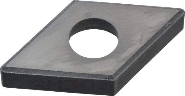 Kennametal - 8.03mm Inscribed Circle, Square Milling & Turning Shim for Indexables - Carbide, 0.188" Thick, SM Shim Style - Benchmark Tooling
