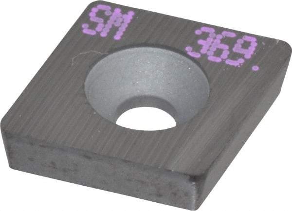 Kennametal - 1/2" Inscribed Circle, Diamond (Shape) Turning Shim for Indexables - SM Shim Style, Positive Rake, Left Hand, Right Hand Cut - Benchmark Tooling