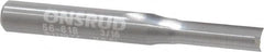 Onsrud - 3/16" Diam, 1/4" Shank Diam, 5/8" Length of Cut, 2 Flute Double Edge Straight Router Bit - 2" Overall Length, Right Hand Cut, Solid Carbide - Benchmark Tooling