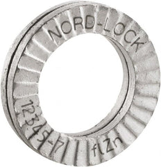 Nord-Lock - 7/8", Zinc Flake, Steel Wedge Lock Washer - Grade 2, 0.912 to 0.928" ID - Benchmark Tooling