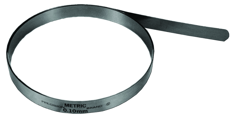 Metric Steel Feeler Gage Coil - 0.85mm - 12.7mm x 7.6m - C1095 Spring Steel - Benchmark Tooling