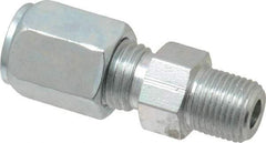 Parker - Metal Flareless Bite Tube Male Connector - 1/8 NPTF - Benchmark Tooling