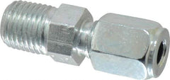 Parker - Metal Flareless Bite Tube Male Connector - 1/4 NPTF - Benchmark Tooling