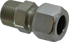 Parker - Metal Flareless Bite Tube Male Connector - 3/4 NPTF - Benchmark Tooling