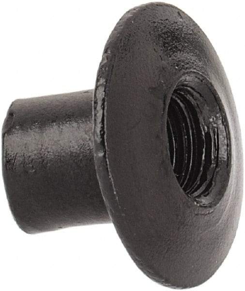 Made in USA - #8-32 Thread Barrel, Aluminum Sex Bolt & Binding Post - Black Anodized Finish, 1/4" Long Barrel - Benchmark Tooling