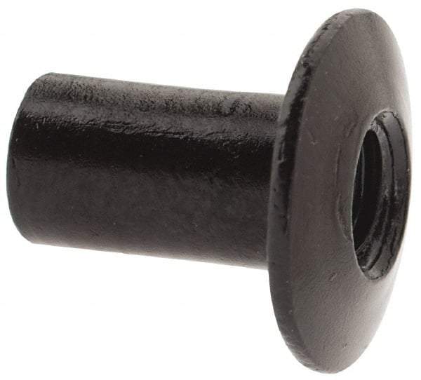 Made in USA - #8-32 Thread Barrel, Aluminum Sex Bolt & Binding Post - Black Anodized Finish, 3/8" Long Barrel - Benchmark Tooling